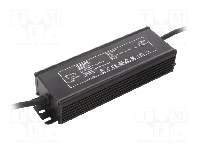 Power supply: switched-mode; LED; 150W; 32÷107VDC; 1400mA; IP67