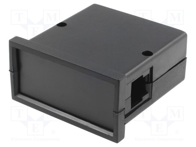 Enclosure: panel; X: 72mm; Y: 72mm; Z: 36mm; ABS; black; screwed