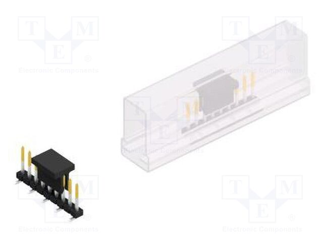 Connector: pin strips; pin header; male; PIN: 9; 2mm; SMT; 1x9; 100V