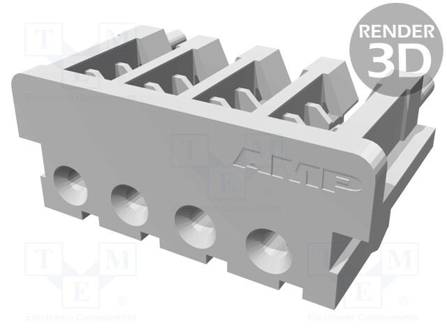 Plug; wire-board; female; 2mm; PIN: 4; for cable; straight