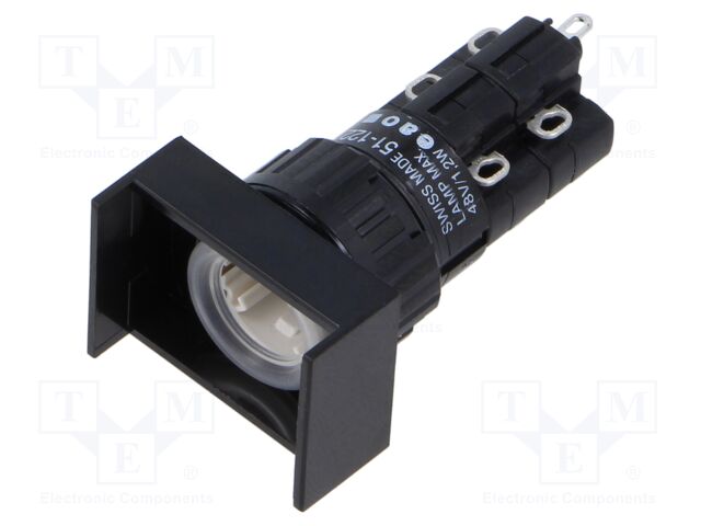 Switch: body; 16mm; Stabl.pos: 1; NC x2 + NO x2; Pos: 2; 51