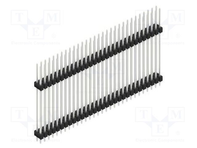 Connector: pin strips; pin header; male; PIN: 60; 2.54mm; THT; 2x30