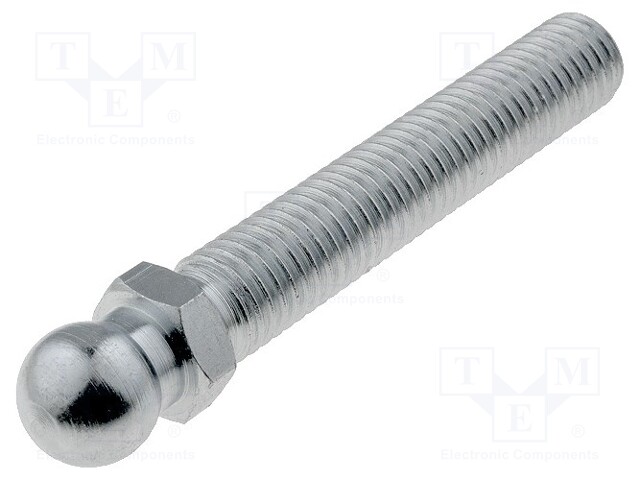 Pin; M12; Plunger mat: steel; Ø: 14mm; Plating: zinc