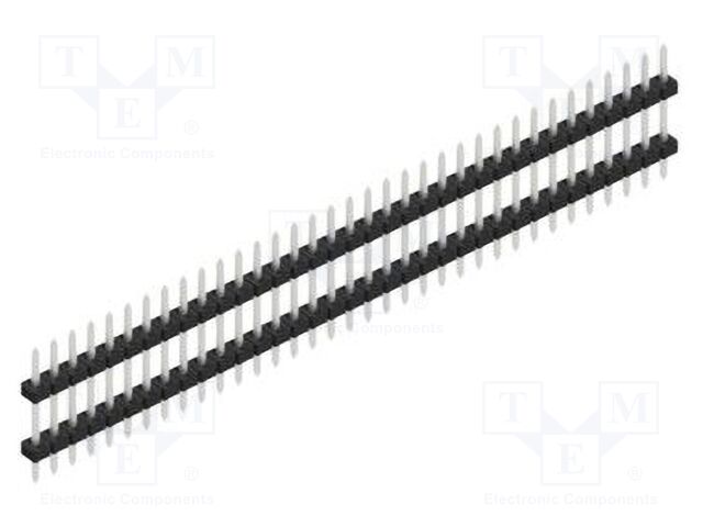 Connector: pin strips; pin header; male; PIN: 35; 2mm; THT; 1x35