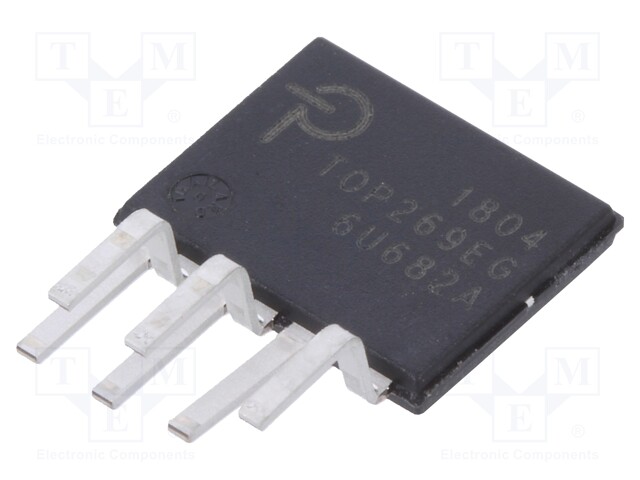 PMIC; AC/DC switcher,SMPS controller; 59.4÷145kHz; eSIP-7C