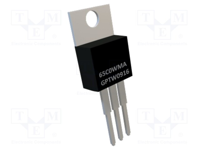 Transistor: N-JFET/N-MOSFET; GaN; unipolar; cascode; 650V; 3.9A
