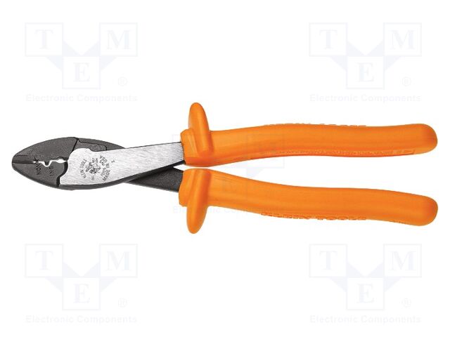 Pliers; cutting,insulated; ACSR wire,PCB; hardened steel; 254mm