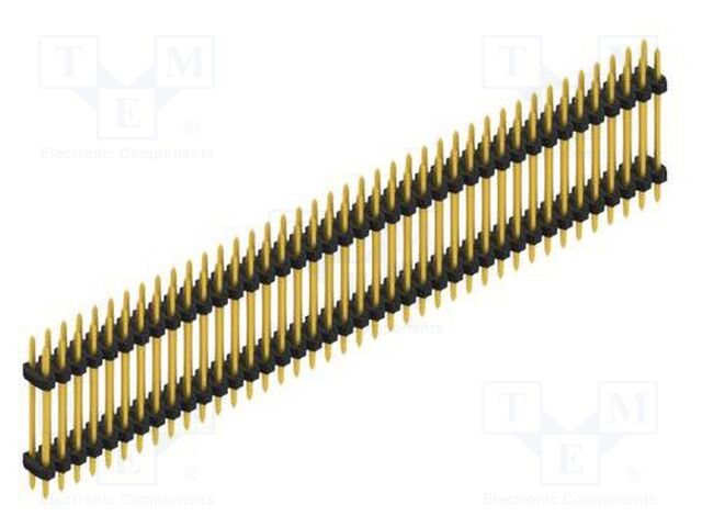 Connector: pin strips; pin header; male; PIN: 80; 2mm; THT; 2x40