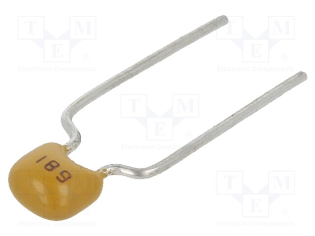 Capacitor: ceramic; 680pF; 50V; X7R; ±10%; THT; 5mm