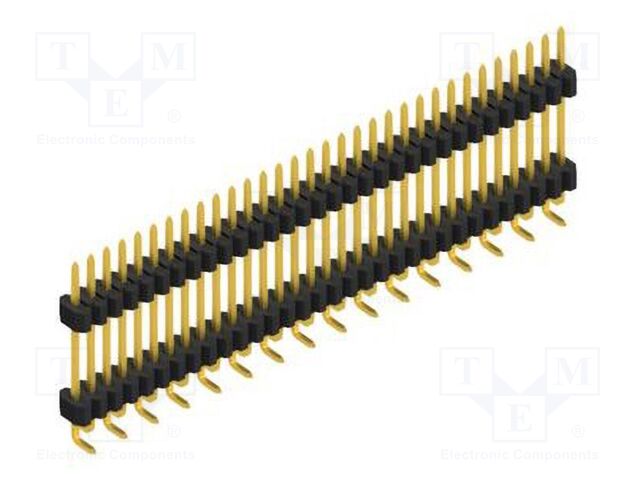 Connector: pin strips; pin header; male; PIN: 32; 1.27mm; SMT; 1x32