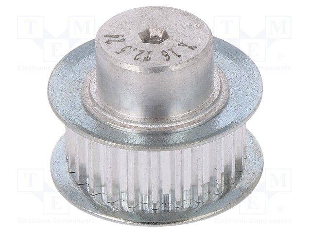 Belt pulley; T2.5; W: 4; 6mm; whell width: 16mm; Ø: 20.15mm; ZRS