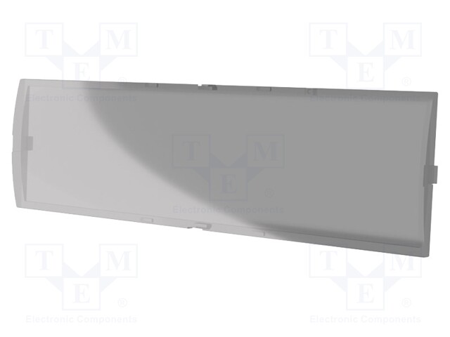 Front panel; prominent