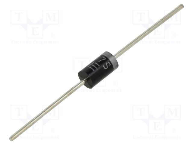 Diode: rectifying; THT; 1kV; 6A; tape; Ifsm: 300A; DO27; Ufmax: 1.3V