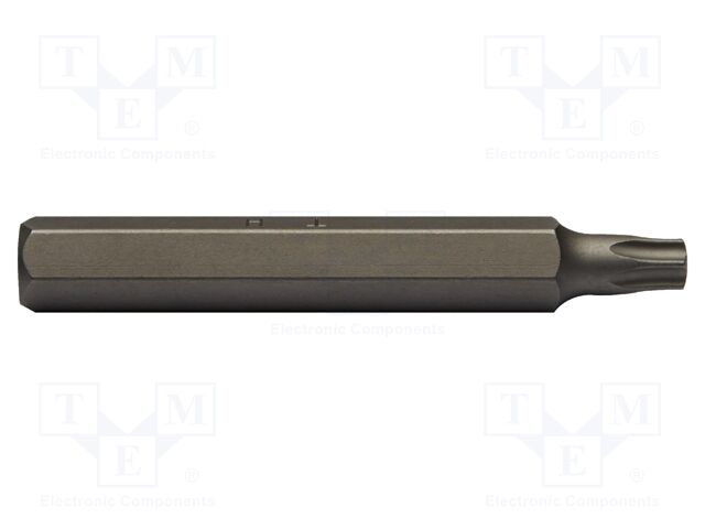 Screwdriver bit; Torx® with protection; T50H; Overall len: 75mm