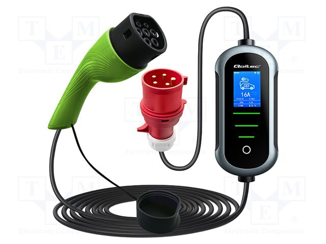 Charger: eMobility; 1x0.5mm2,5x6mm2; 400VAC; 22kW; IP65; 7m; 32A