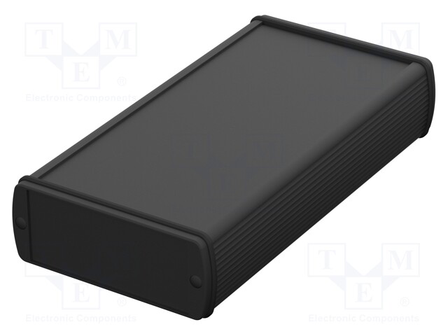 Enclosure: with panel; ALUBOS 800; X: 82mm; Y: 150mm; Z: 32mm; black