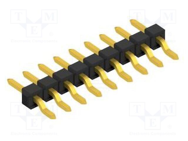 Connector: pin strips; pin header; male; PIN: 9; 2.54mm; SMT; 1x9