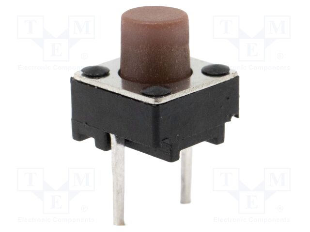Microswitch TACT; SPST; Pos: 2; 0.05A/12VDC; THT; none; 0.98N; 5.9mm