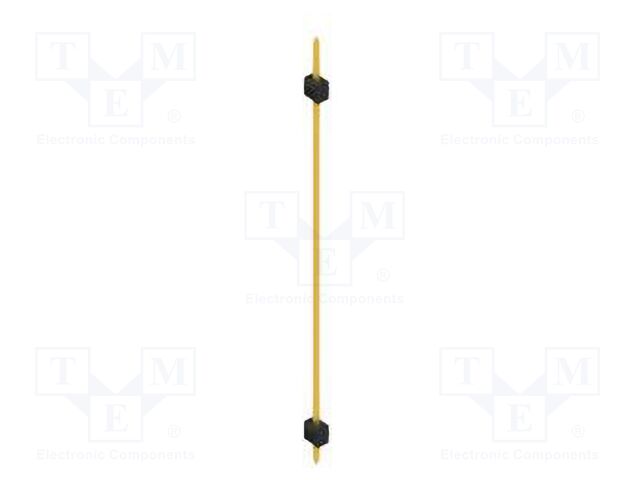 Connector: pin strips; pin header; male; PIN: 1; 2.54mm; THT; 1x1