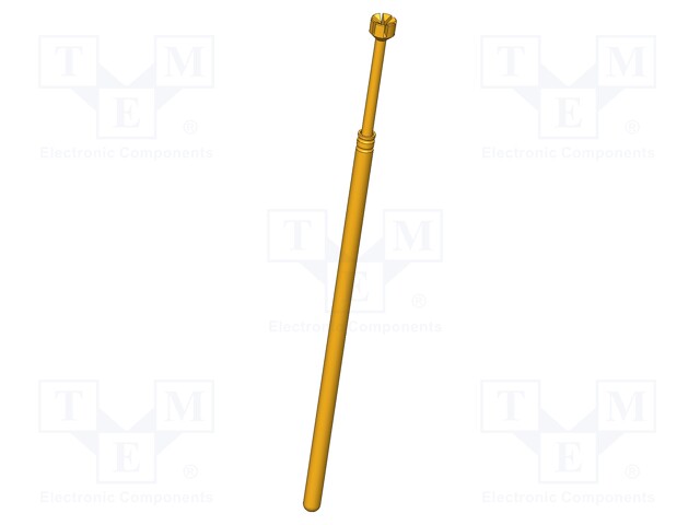 Needle-like test probe; Operational spring compression: 4.3mm