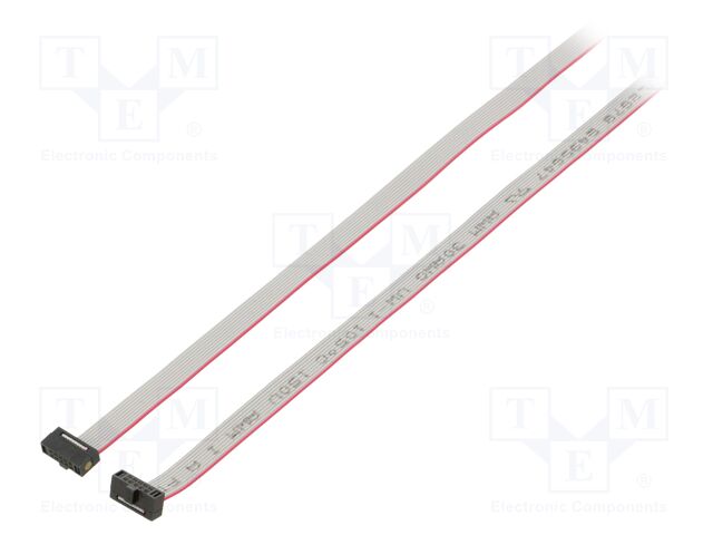 Ribbon cable with IDC connectors; Tape ph: 0.64mm; 4064mm