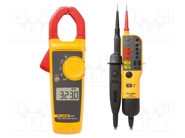 AC digital clamp meter; Øcable: 30mm; LCD 3,5 digit; True RMS