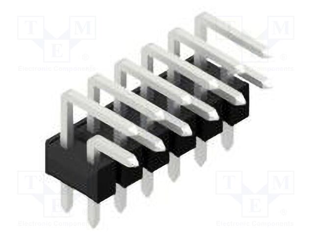 Connector: pin strips; pin header; male; PIN: 12; 2.54mm; THT; 2x6