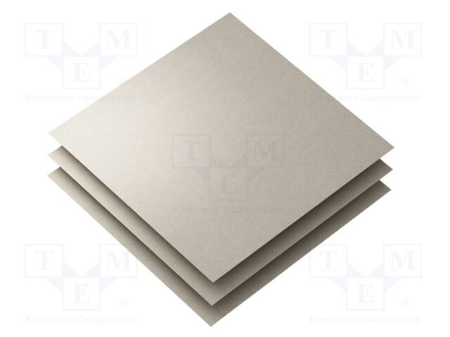 Shielding mat; 80x80x1mm; Permeability: 10; self-adhesive; EFS