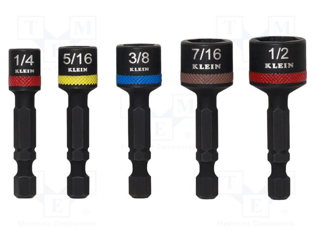 Tools set: screwdriver bits; 6-angles socket; Holder: C6,3mm