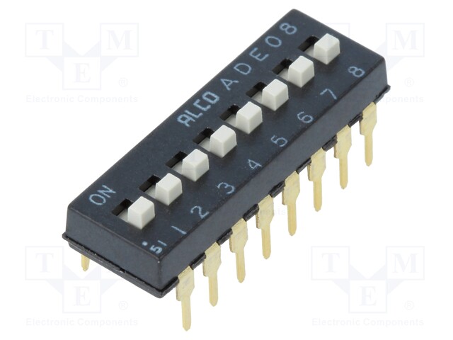 ADE0804=DIP SWITCH,EXT,THRU/HL