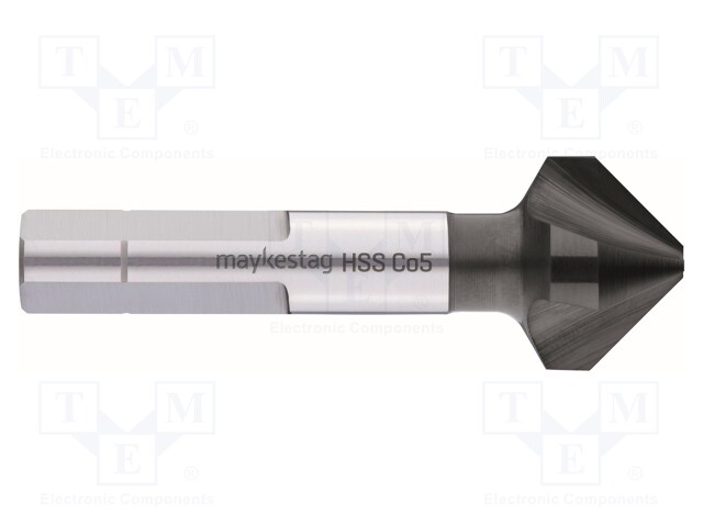 Countersink; high speed steel cobalt HSS-Co; Mounting: rod 8mm