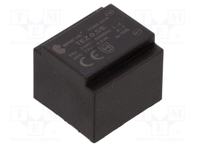 Transformer: encapsulated; PCB
