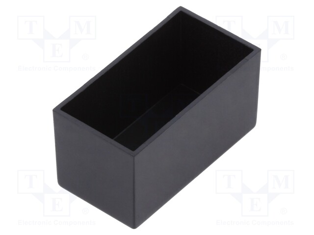 Enclosure: designed for potting; X: 20mm; Y: 38mm; Z: 20mm; ABS