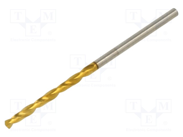 Drill bit; for metal; Ø: 2mm; L: 49mm; Working part len: 24mm; case