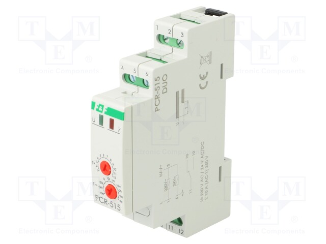 Timer; 0,1s÷24days; NO / NC; 10A; 24VAC,230VAC; 24VDC; -25÷50°C