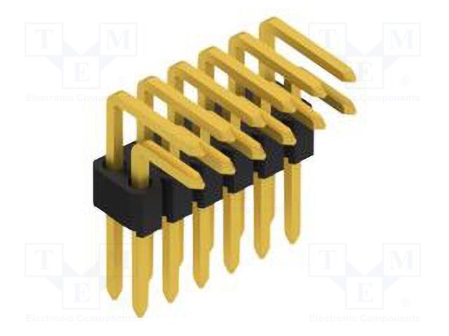Connector: pin strips; pin header; male; PIN: 12; 1.27mm; THT; 2x6