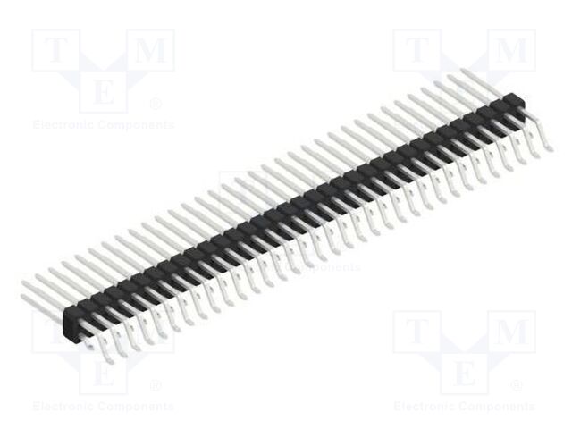 Connector: pin strips; pin header; male; PIN: 68; 2.54mm; SMT; 2x34