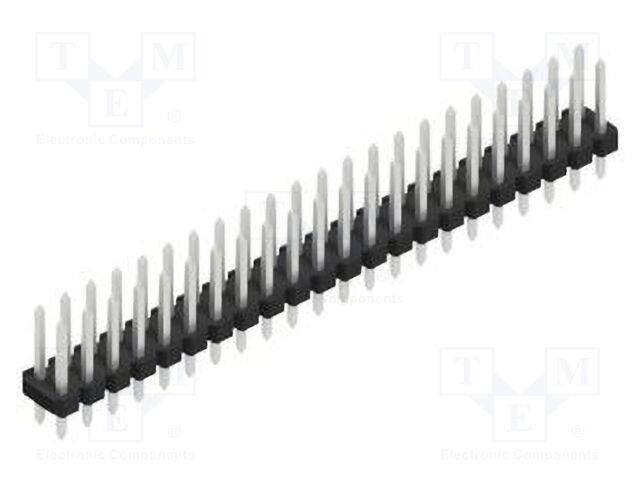 Connector: pin strips; pin header; male; PIN: 44; 2.54mm; THT; 2x22
