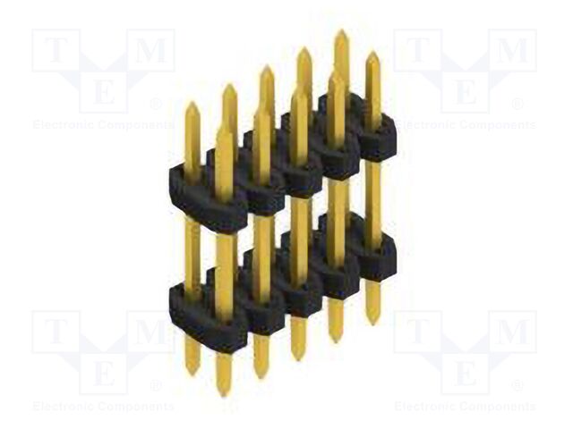 Connector: pin strips; pin header; male; PIN: 10; 2mm; THT; 2x5; 100V