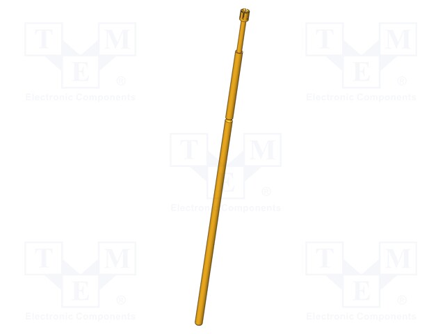 Needle-like test probe; Operational spring compression: 2mm