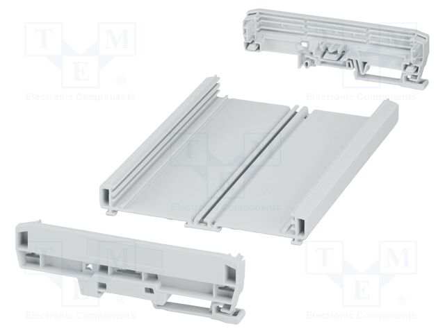 Enclosure: for DIN rail mounting; Y: 142.3mm; X: 183.8mm; PVC
