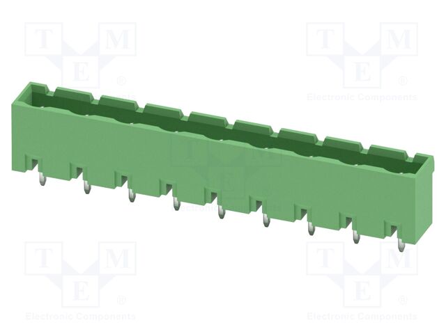 PCB headers, nominal cross section: 2.5 mm?, color: green, n