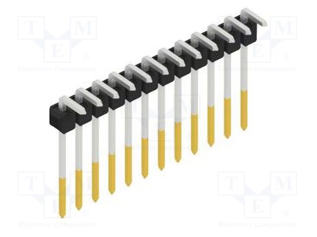 Connector: pin strips; pin header; male; PIN: 12; 2.54mm; THT; 1x12