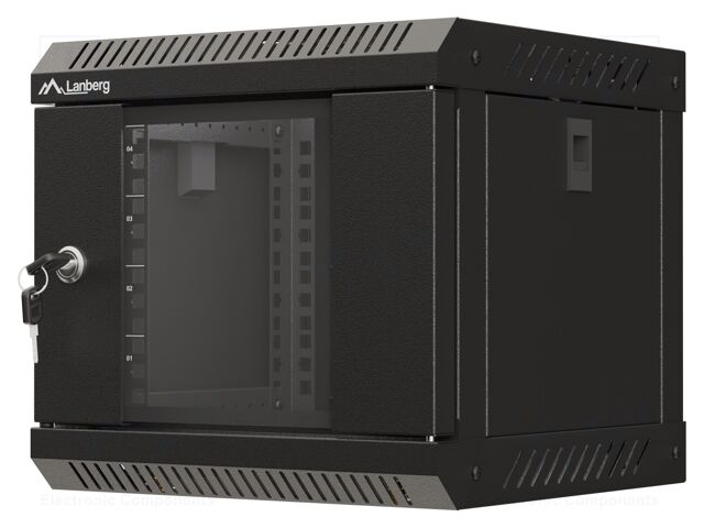 Enclosure: rack cabinet; Standard: 10"; 4U; black; Z: 300mm; X: 300mm