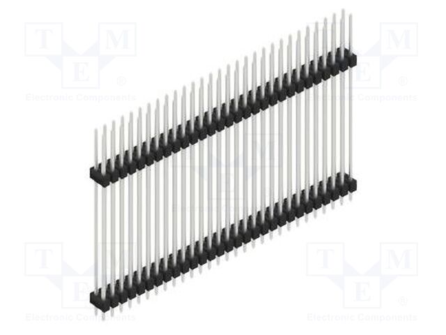 Connector: pin strips; pin header; male; PIN: 58; 2.54mm; THT; 2x29