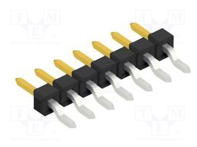 Connector: pin strips; pin header; male; PIN: 7; 2.54mm; SMT; 1x7