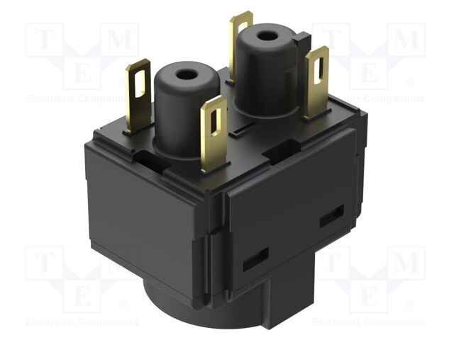 Contact block; 61; -25÷55°C; Leads: connectors; Contacts: NC x2