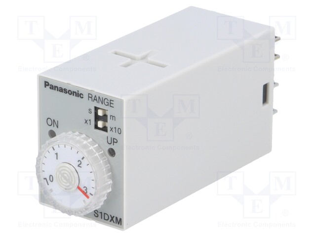 Timer; 0,2s÷30min; DPDT; 250VAC/7A; 24VDC; socket; -10÷50°C; PIN: 8
