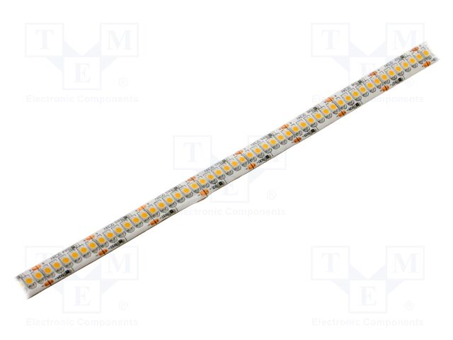LED tape; white warm; 3528; LED/m: 240; 10.5mm; white PCB; IP65