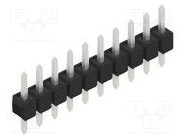 Connector: pin strips; pin header; male; PIN: 10; 2.54mm; THT; 1x10